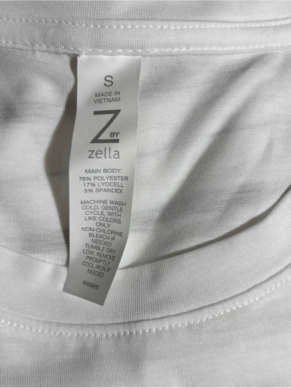 Zella White Women's Sleeveless Tank Top - Picture 8 of 8